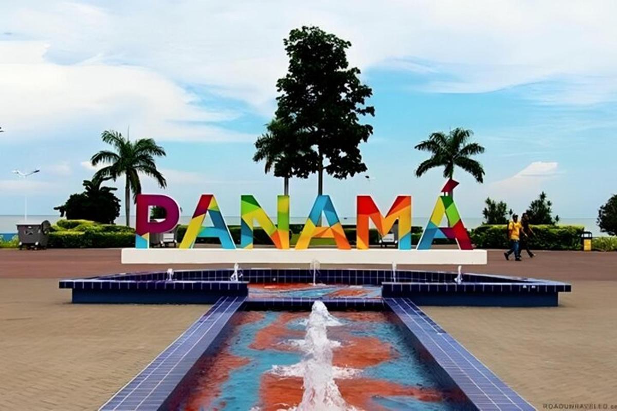 parks ar zīmi, uz kuras rakstīts "pampana"
