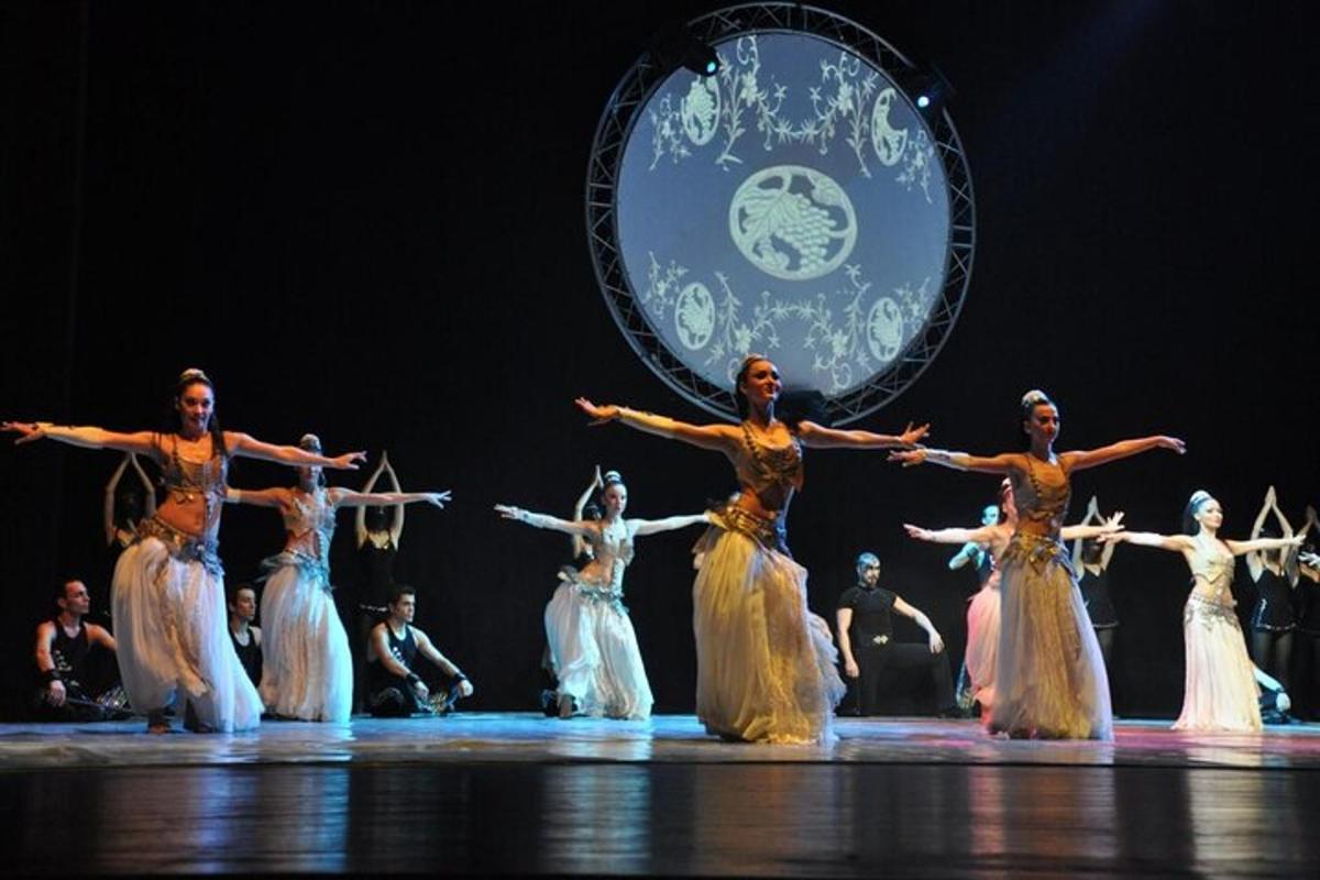a group of ballet dancers on a stage