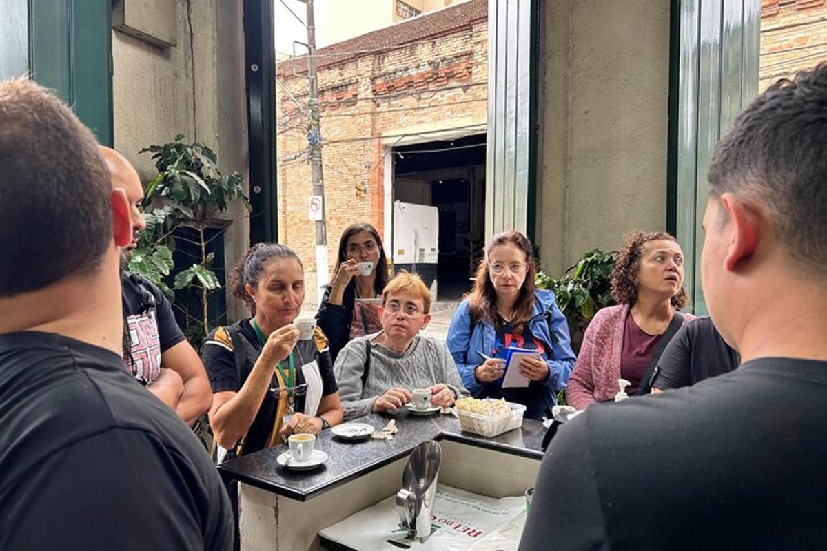 a group of people sitting at a table