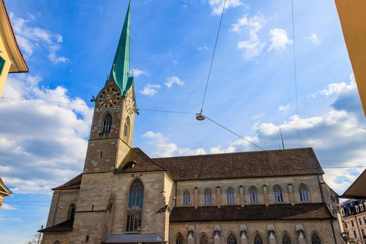 a church with a clock tower on top of it