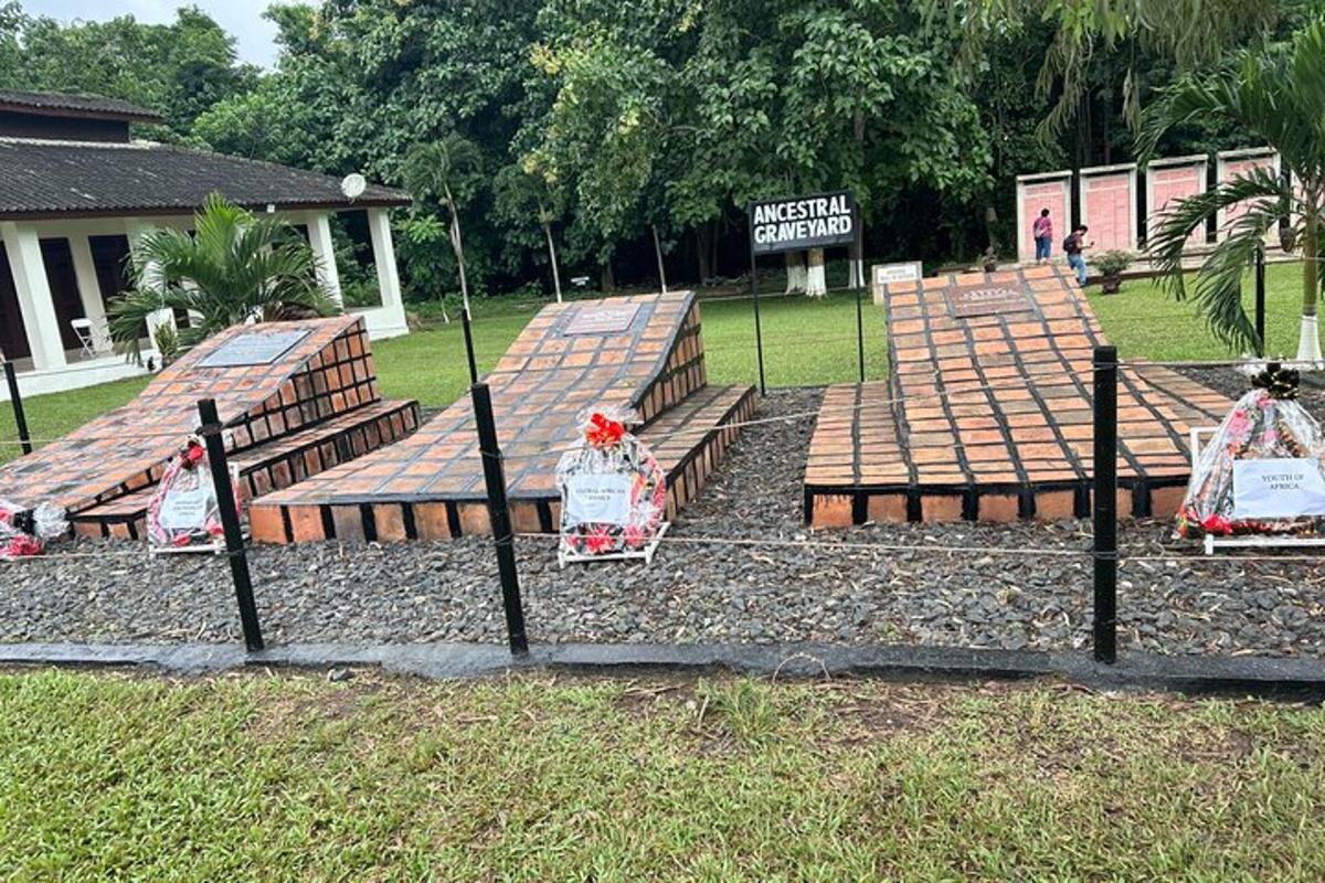 Un grupo de bancos en un parque.