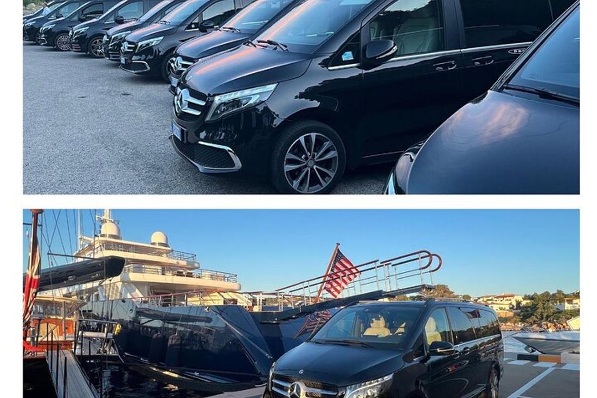 μια σειρά από αυτοκίνητα παρκαρισμένα δίπλα σε ένα κρουαζιερόπλοιο