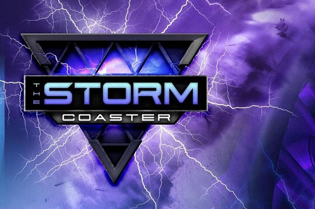 a picture of a storm coaster with electricity