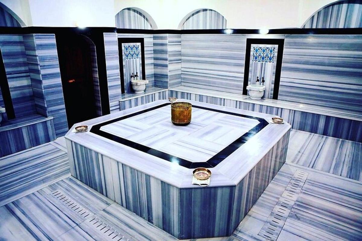 a jacuzzi tub with a candle in it
