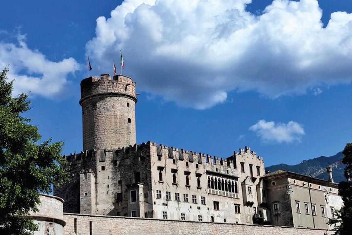 a castle with a tower on top of a building