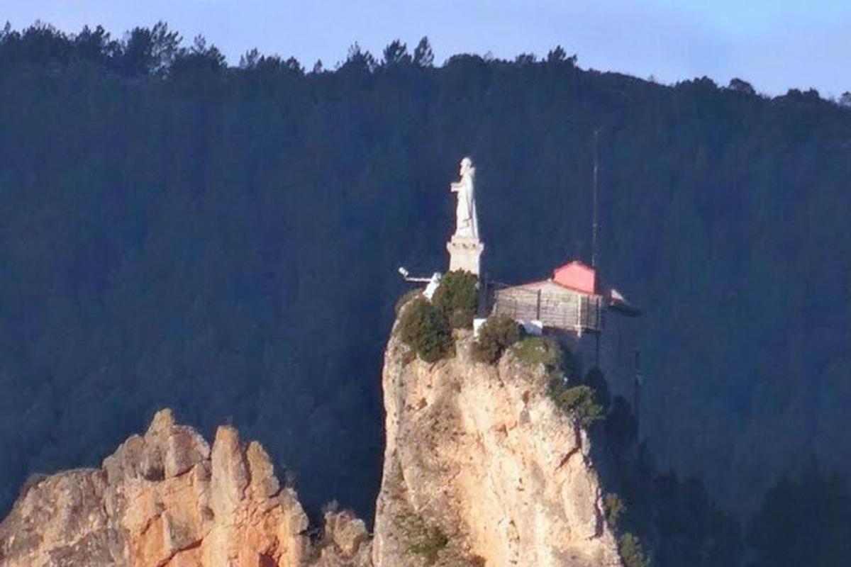 a building on the top of a mountain