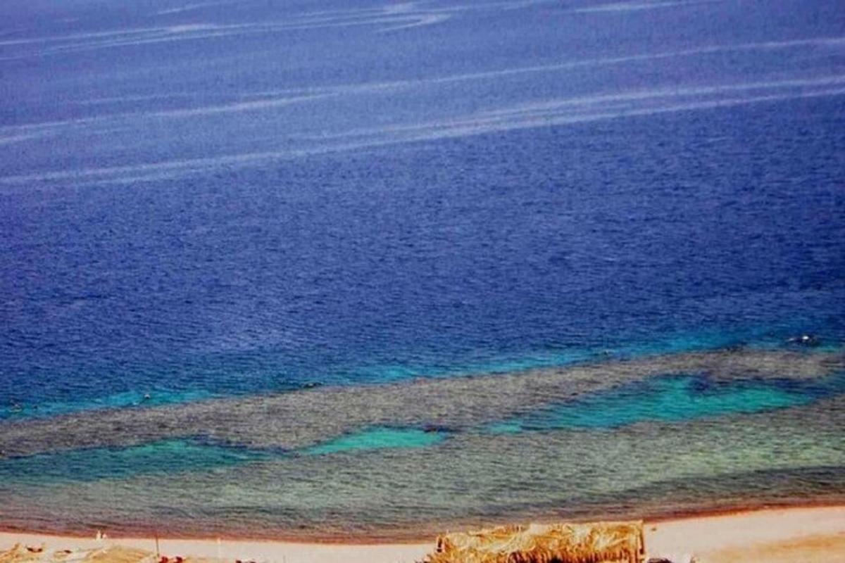 μια εναέρια θέα της παραλίας και του ωκεανού