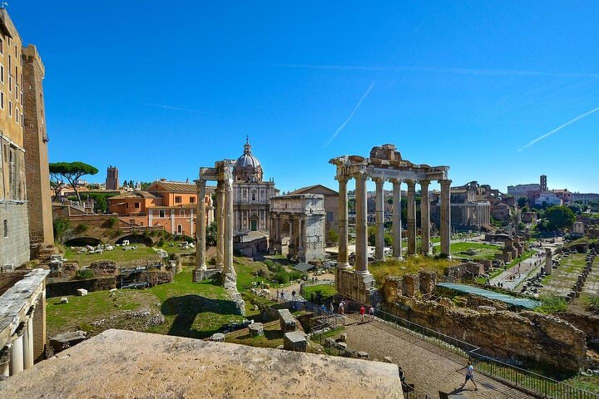 a view of the ruins of the ancient city