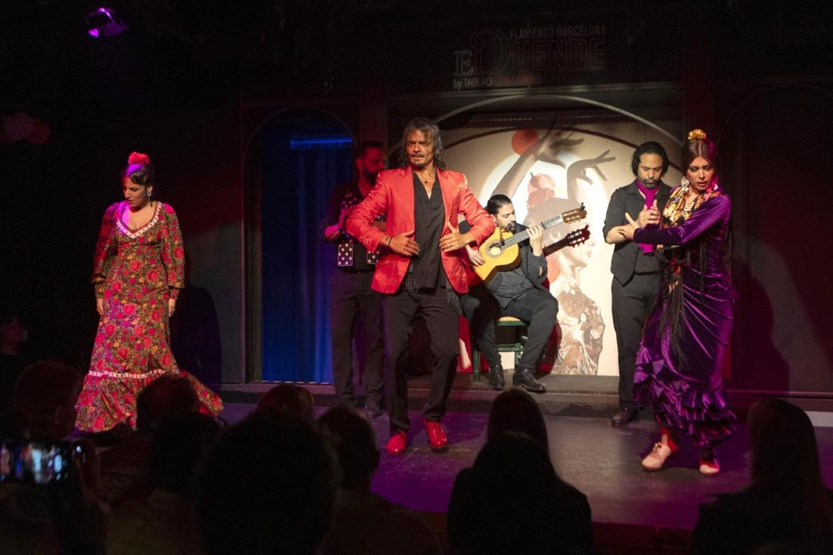 a group of people standing on a stage