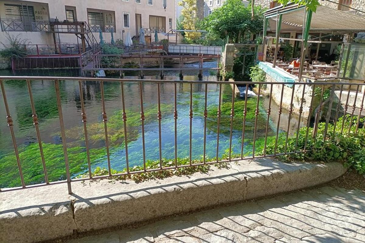 un gard în fața unei piscine