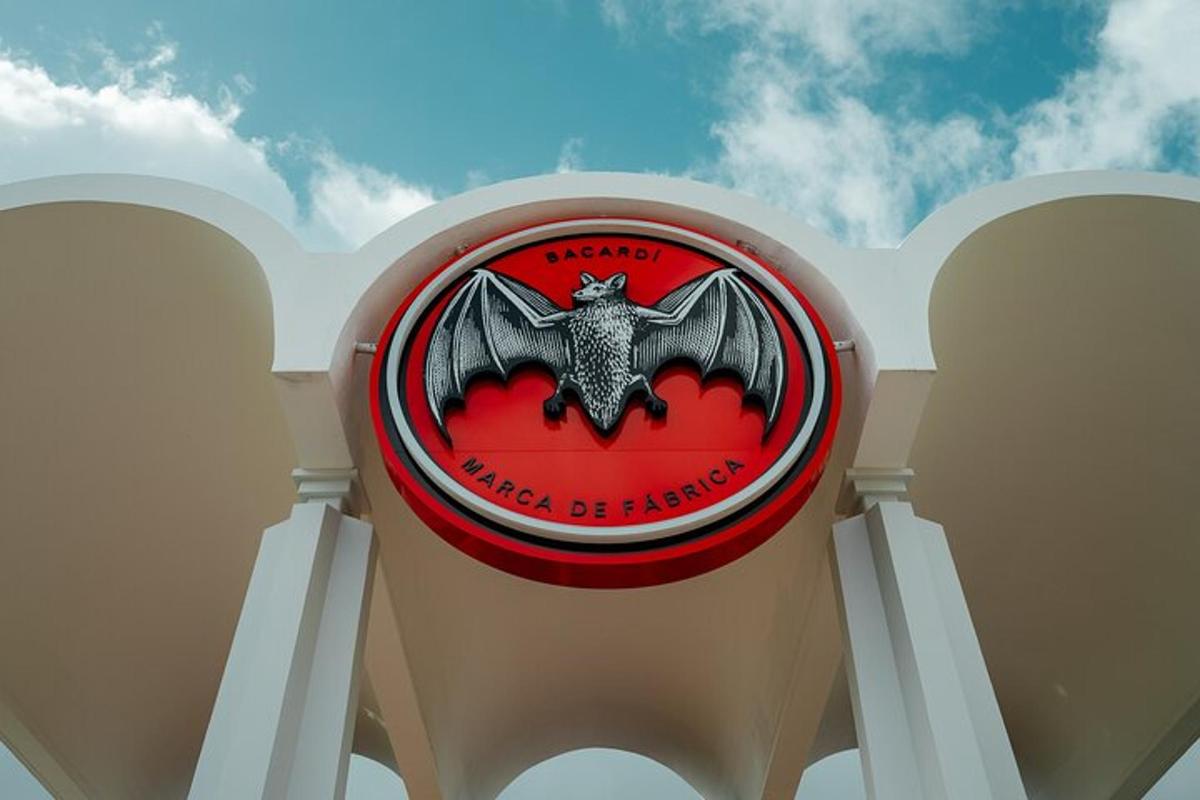 a sign on a building with a bat on it
