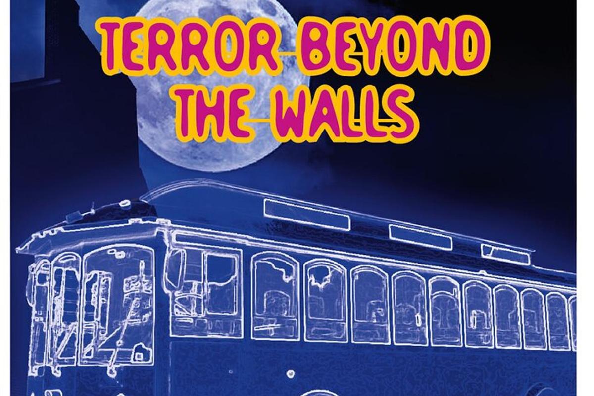rongiplakat kirjaga "terror seinte taga"