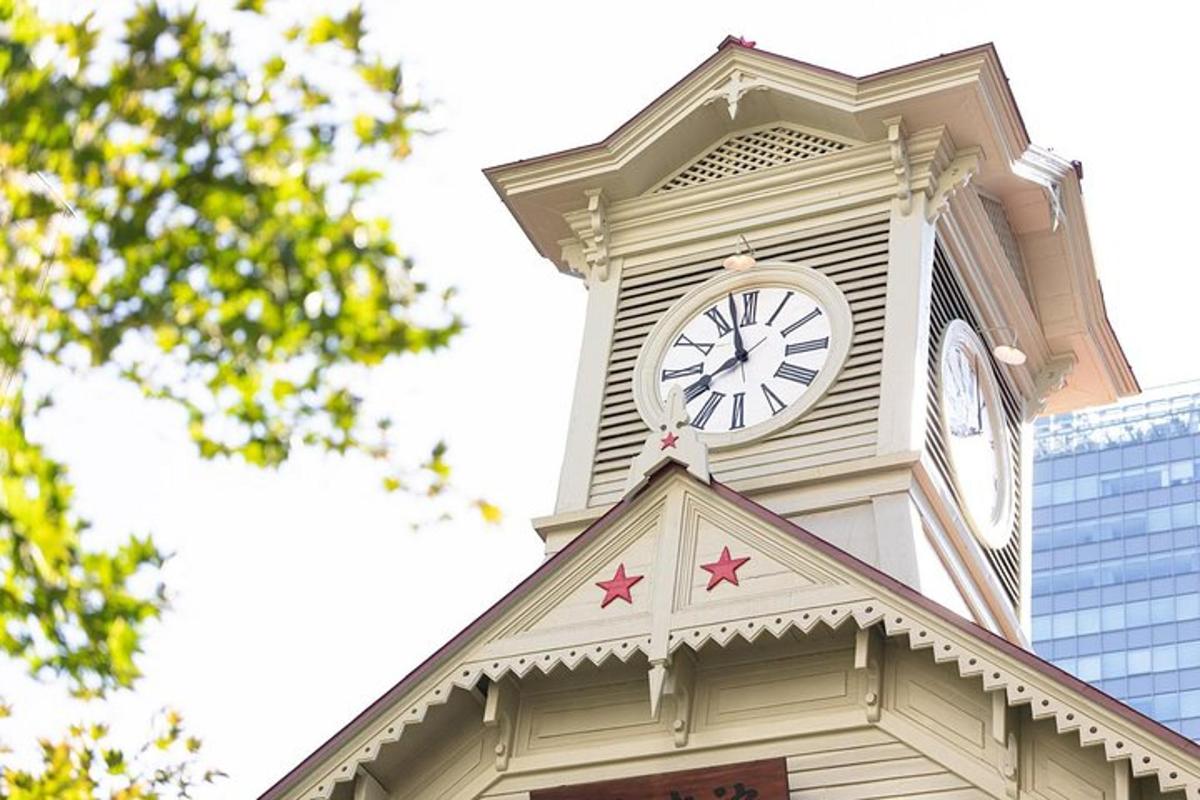 a clock tower on top of a building