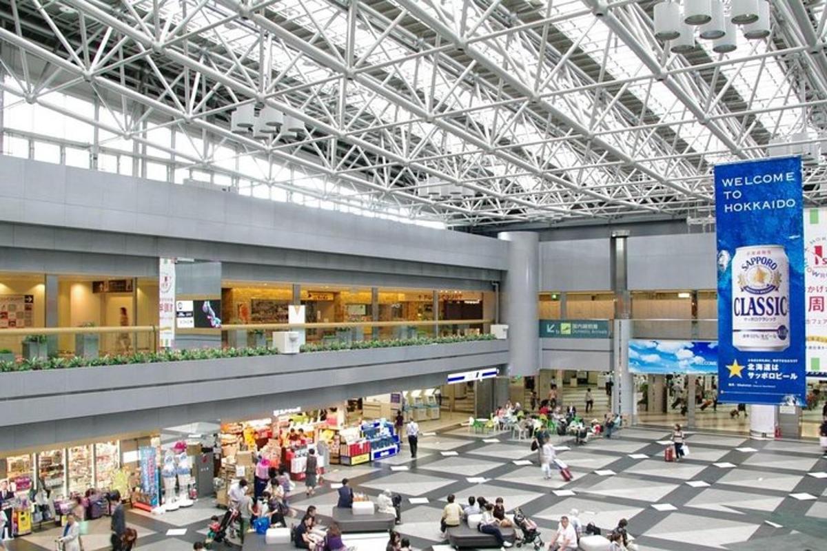 a large shopping mall with a lot of people in it