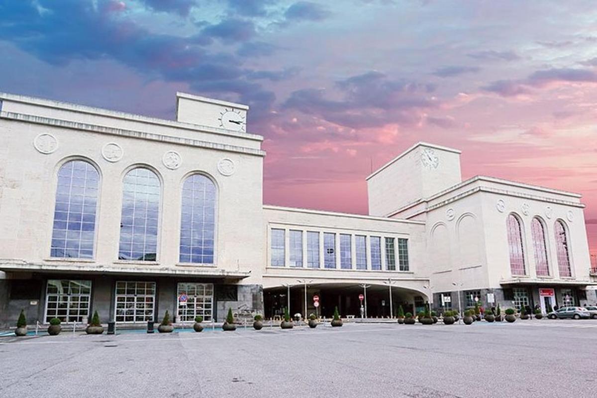 a large white building with a lot of windows