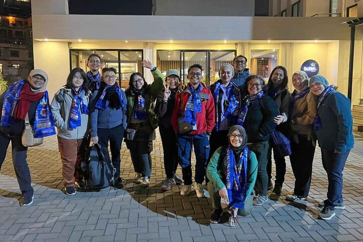 a group of people posing for a picture