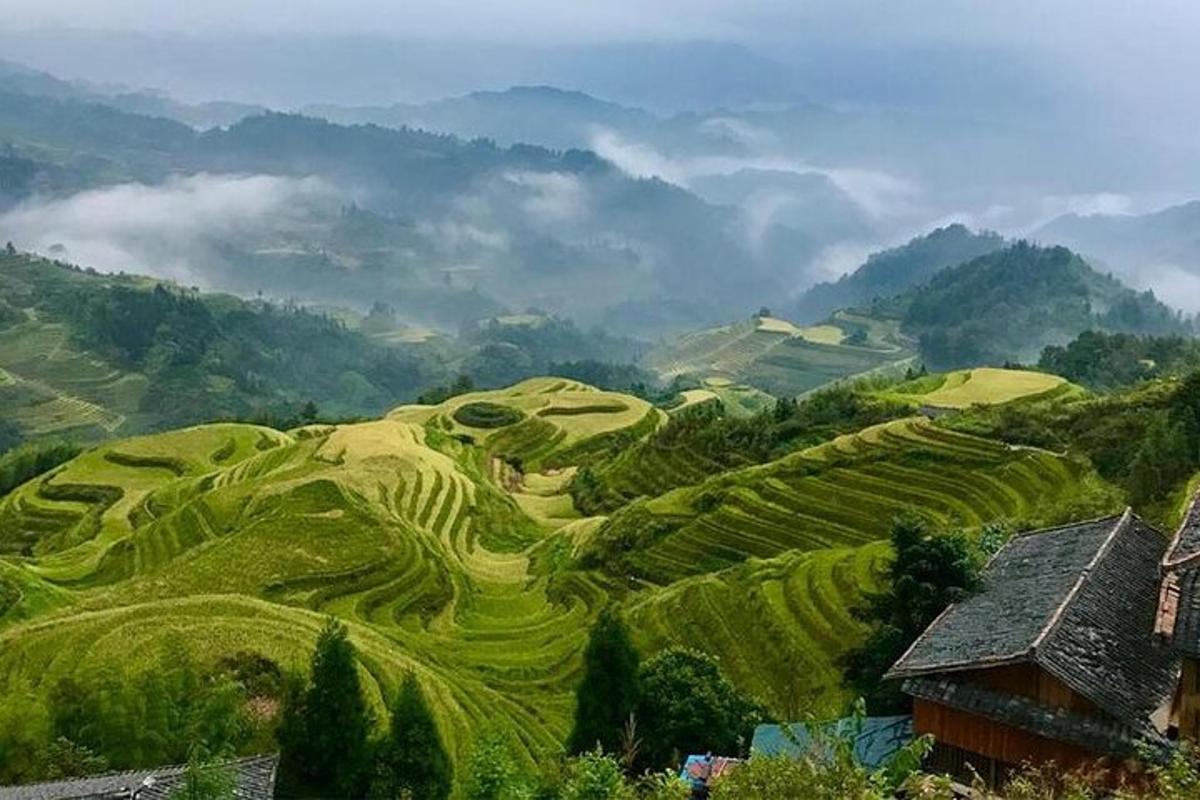 a view of a hillside with