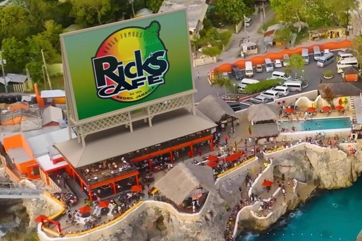 umělecké ztvárnění resortu a kasina na Ricks Avenue
