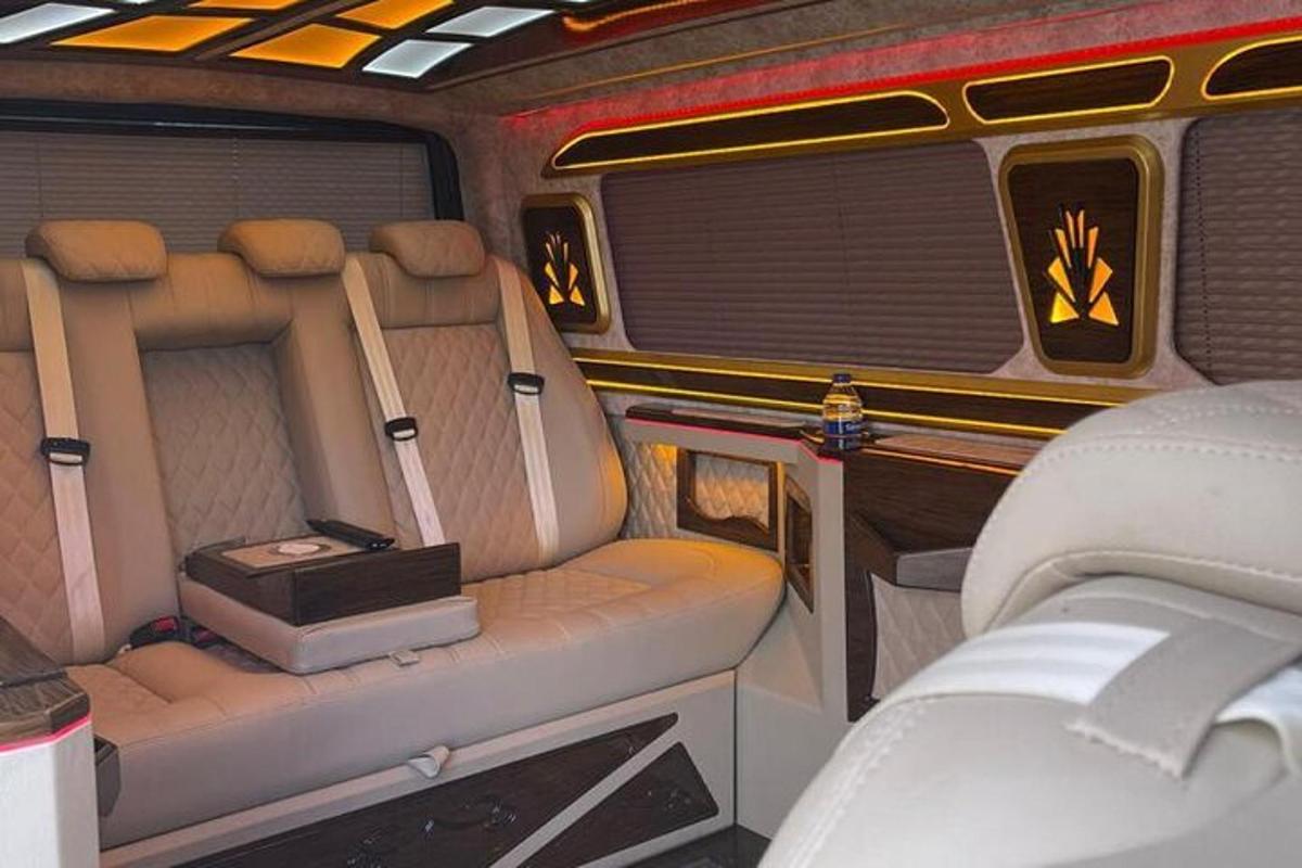 a rendering of the inside of a train car
