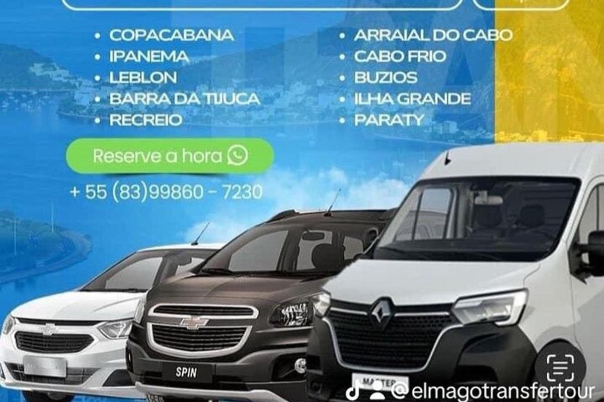 ένα φυλλάδιο για μια αντιπροσωπεία αυτοκινήτων με τρία αυτοκίνητα