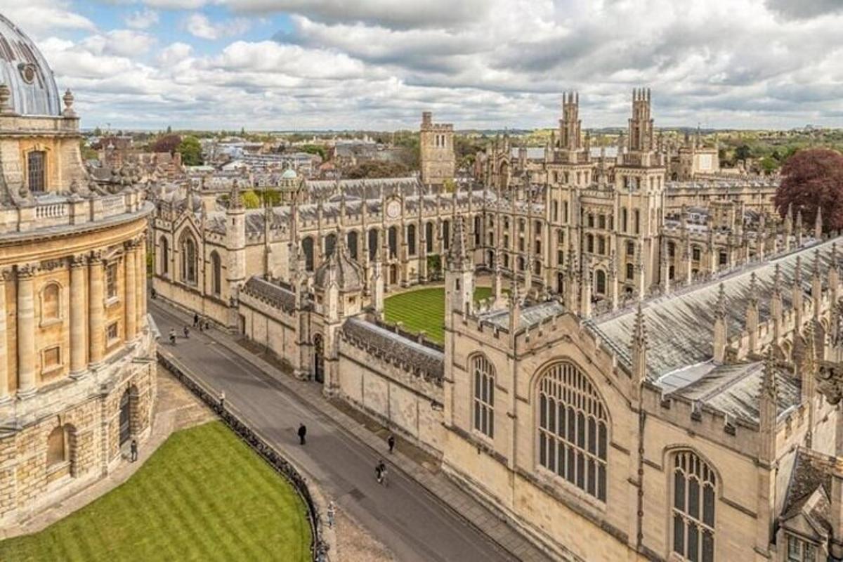 an aerial view of the university of oxford