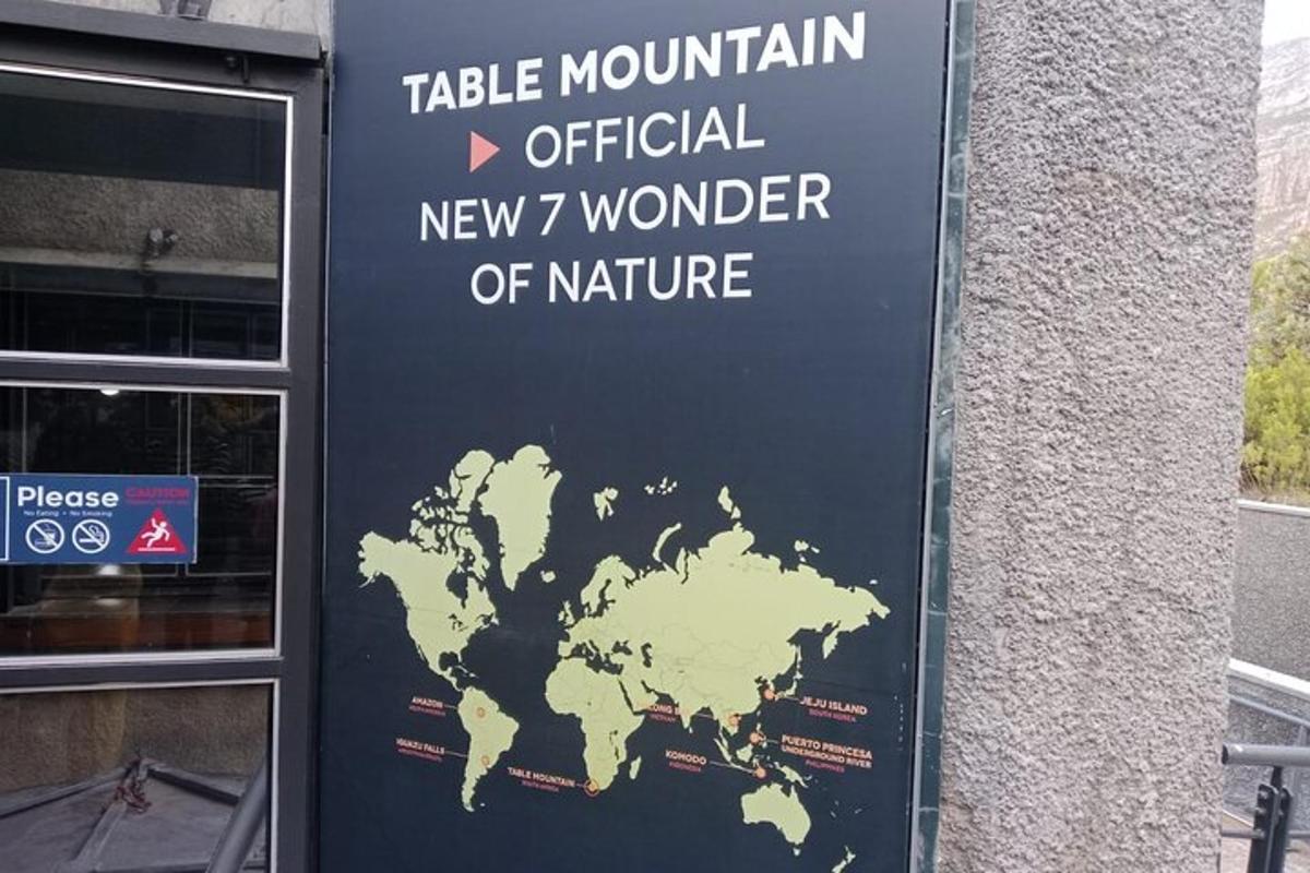 um sinal para as novas maravilhas da natureza