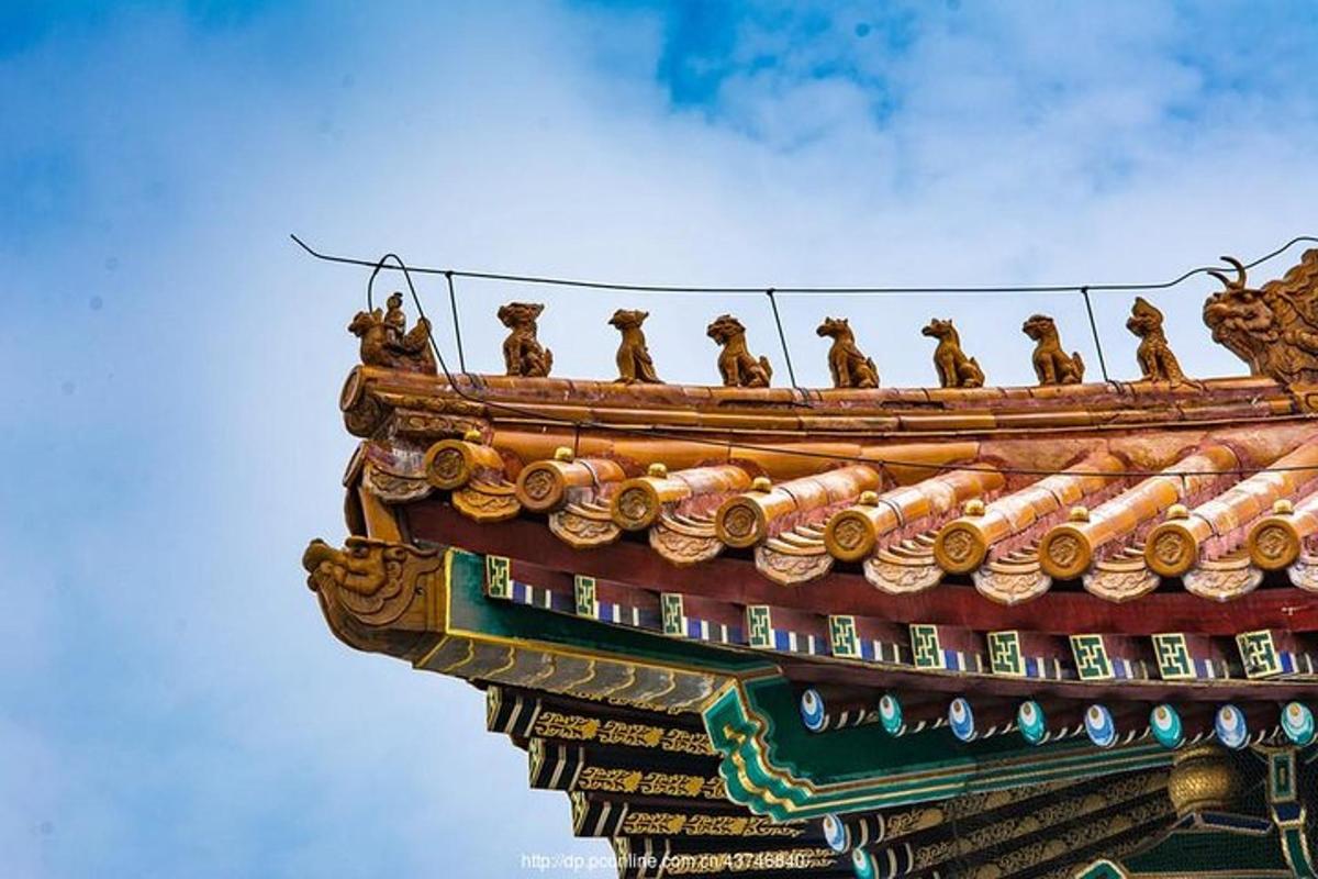 a group of animals sitting on top of a roof