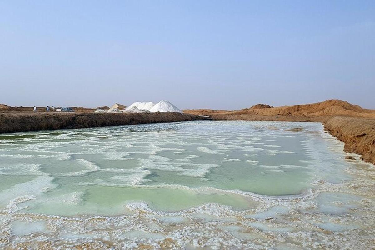 a hot pool of water in a field