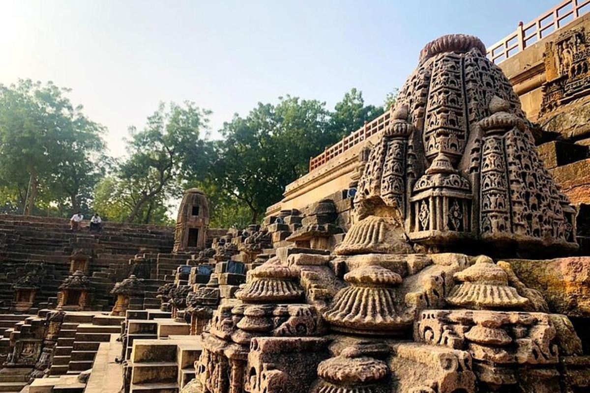 a building with a bunch of statues on it