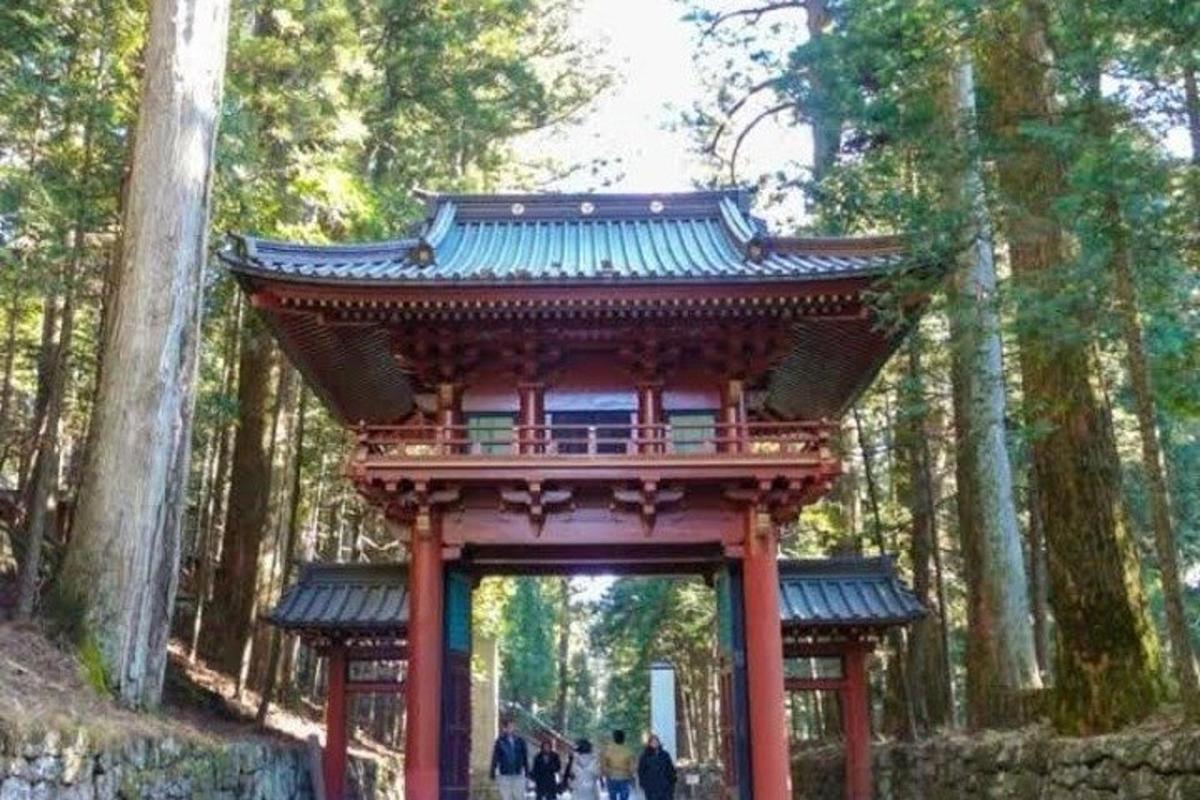 una estructura de pagoda en medio de un bosque