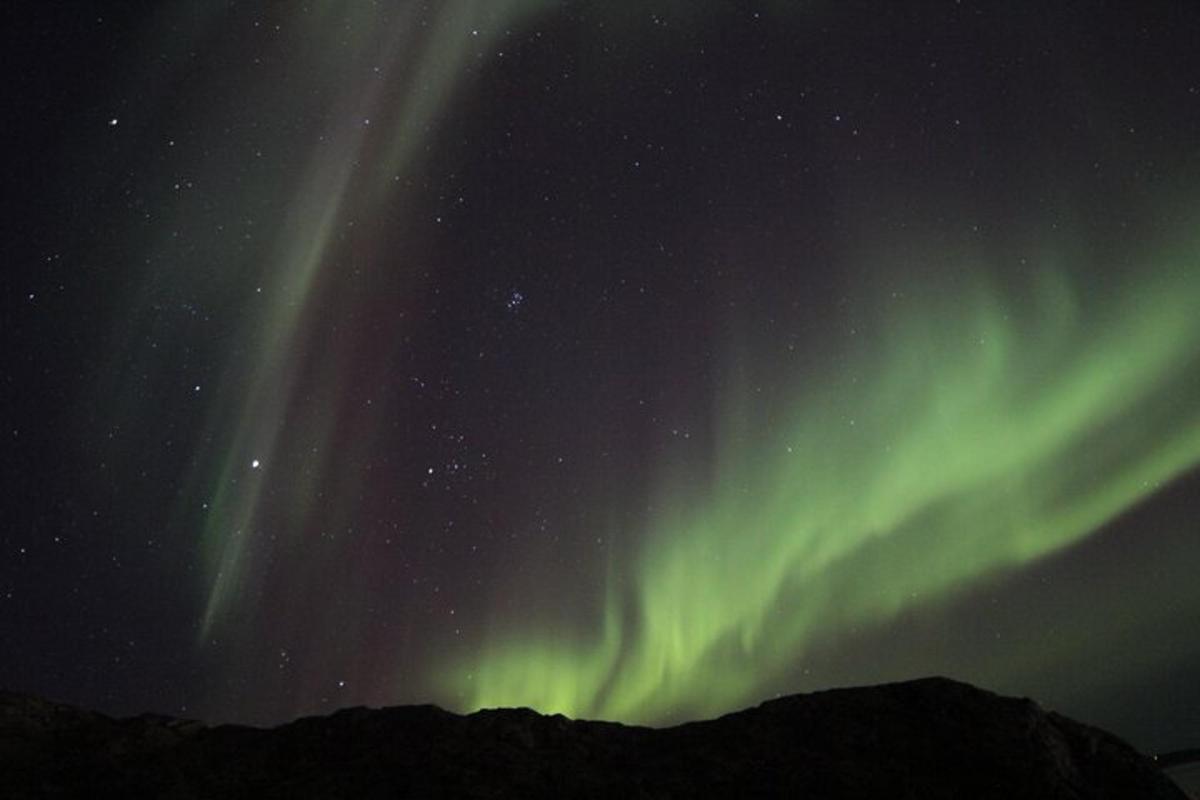 ein Bild der Nordlichter am Himmel