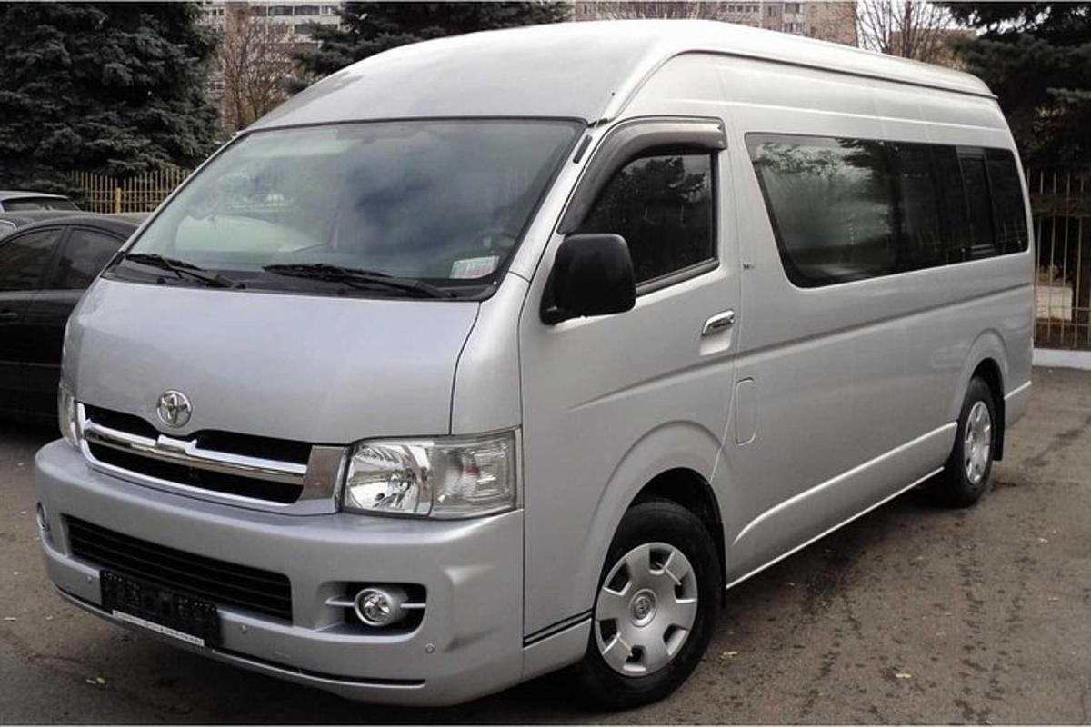 a white van parked in a parking lot