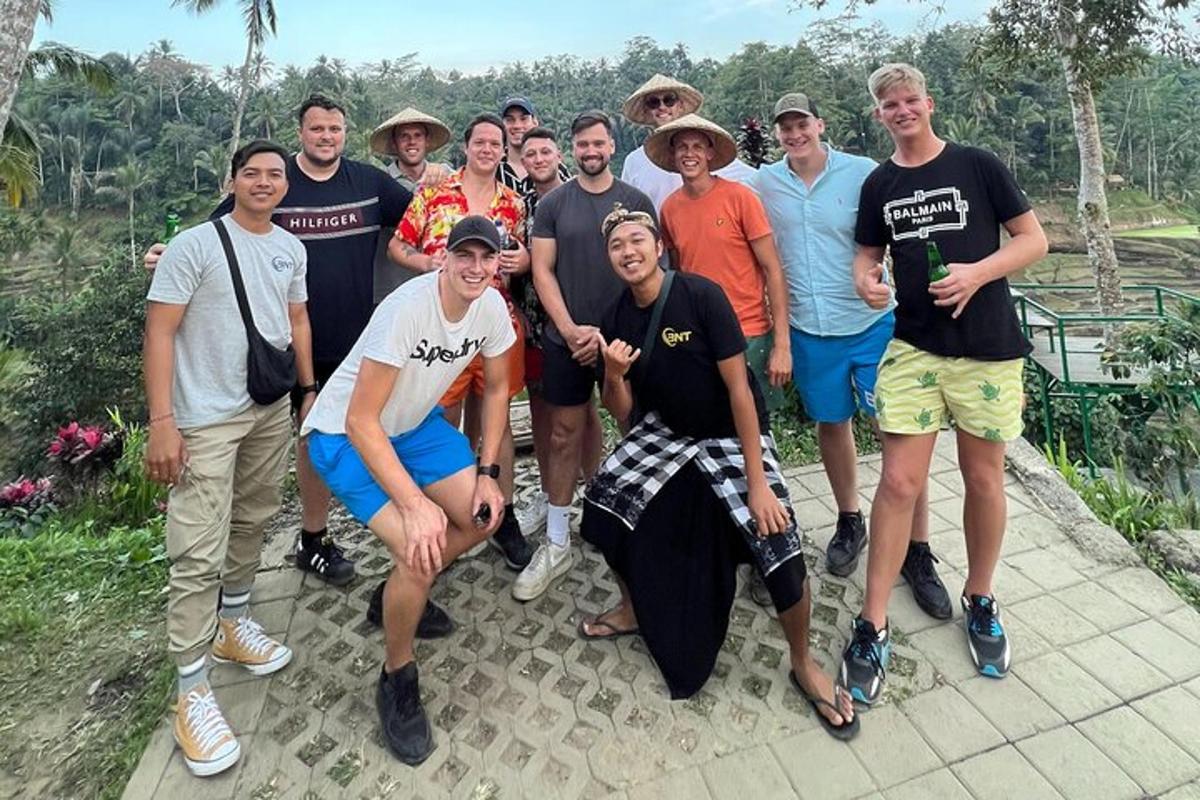 a group of people posing for a picture