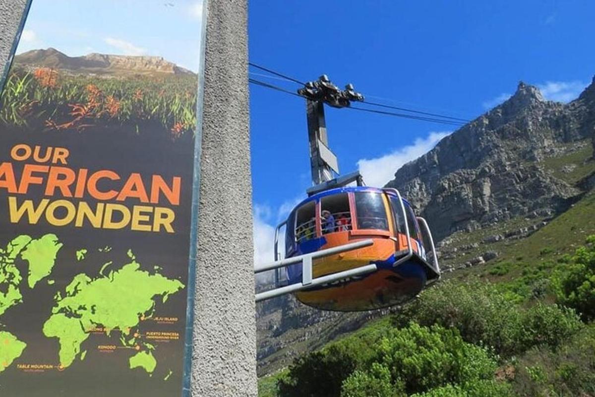 lanovka letící nad africkým divem