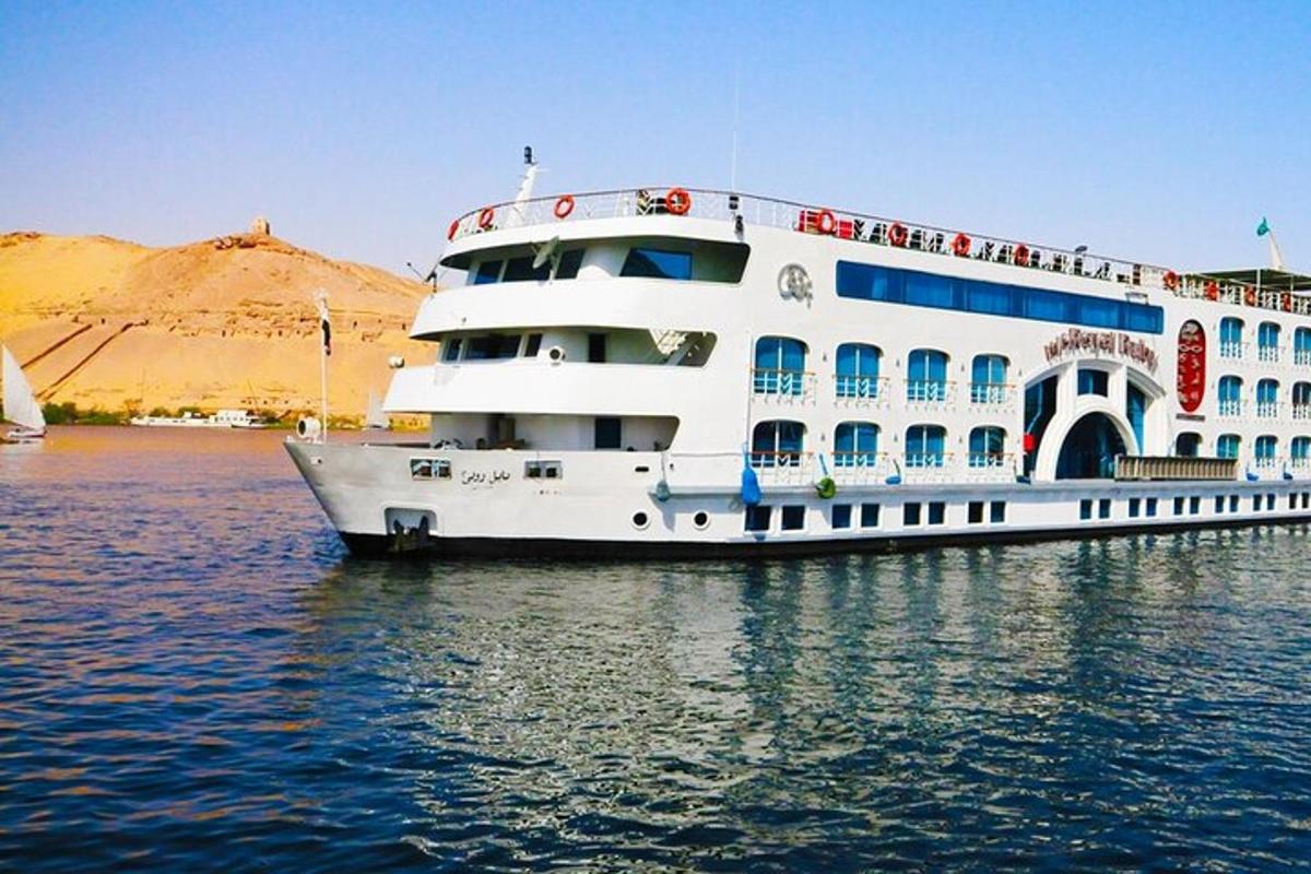 a large cruise ship sitting in the water