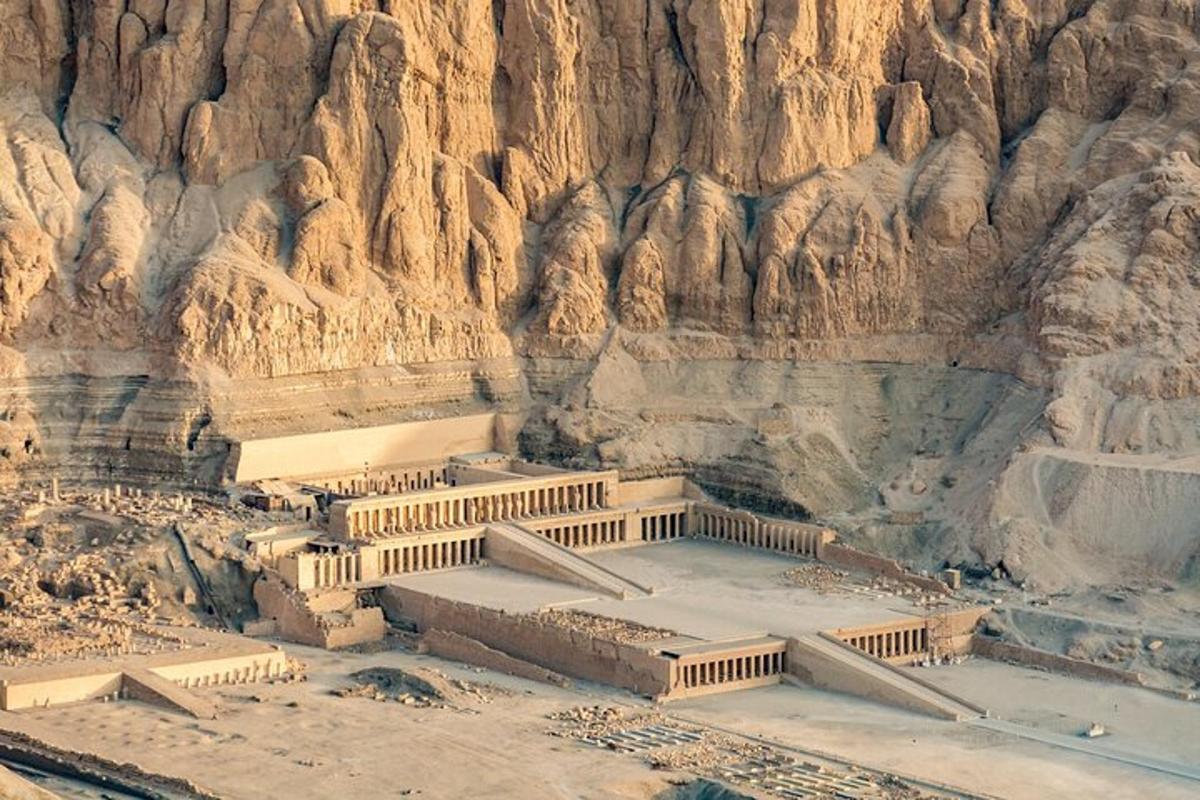 an aerial view of the ruins of the ancient city