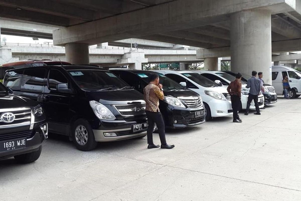 un gruppo di auto parcheggiate in un parcheggio