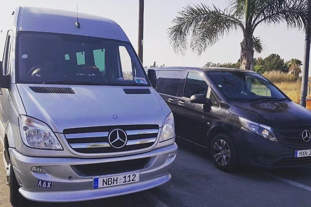 dois veículos estacionados um ao lado do outro em um estacionamento