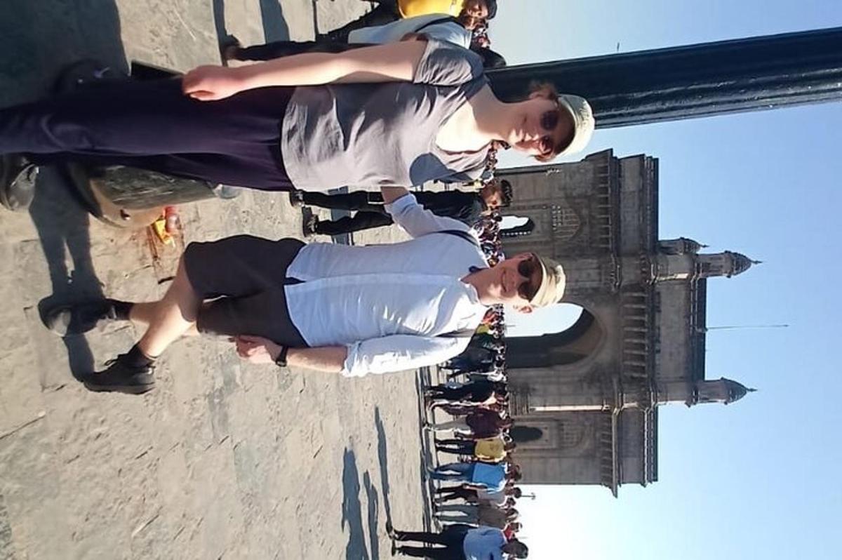 a group of people standing next to each other