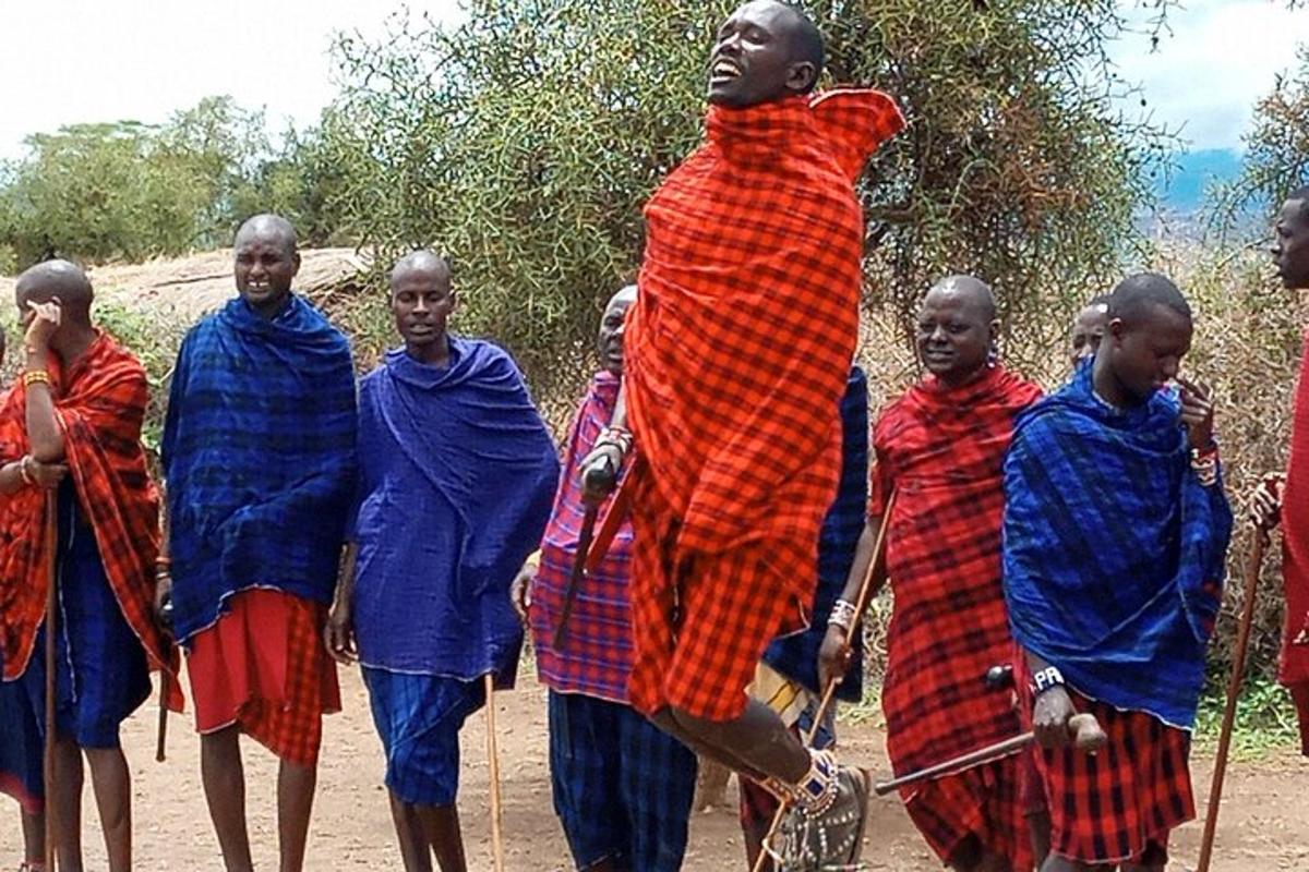 a group of people standing in a group