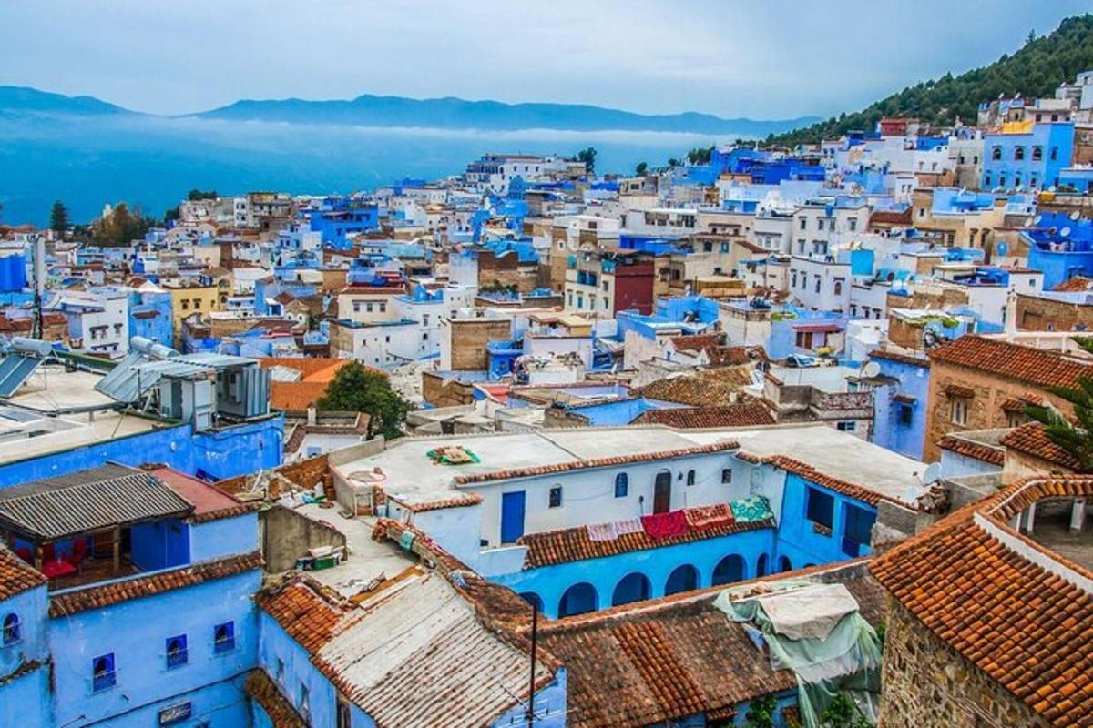 Pogled na modro mesto Chefchaouen