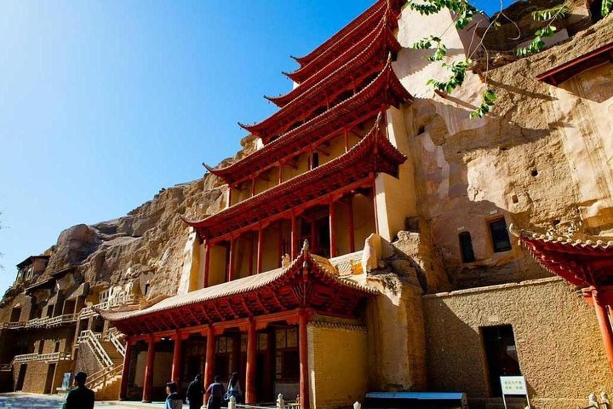 a building on the side of a mountain