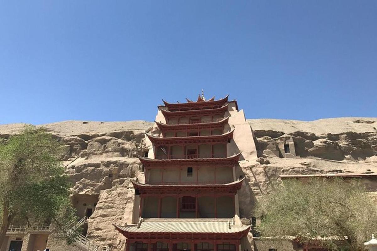 a tall building on top of a mountain