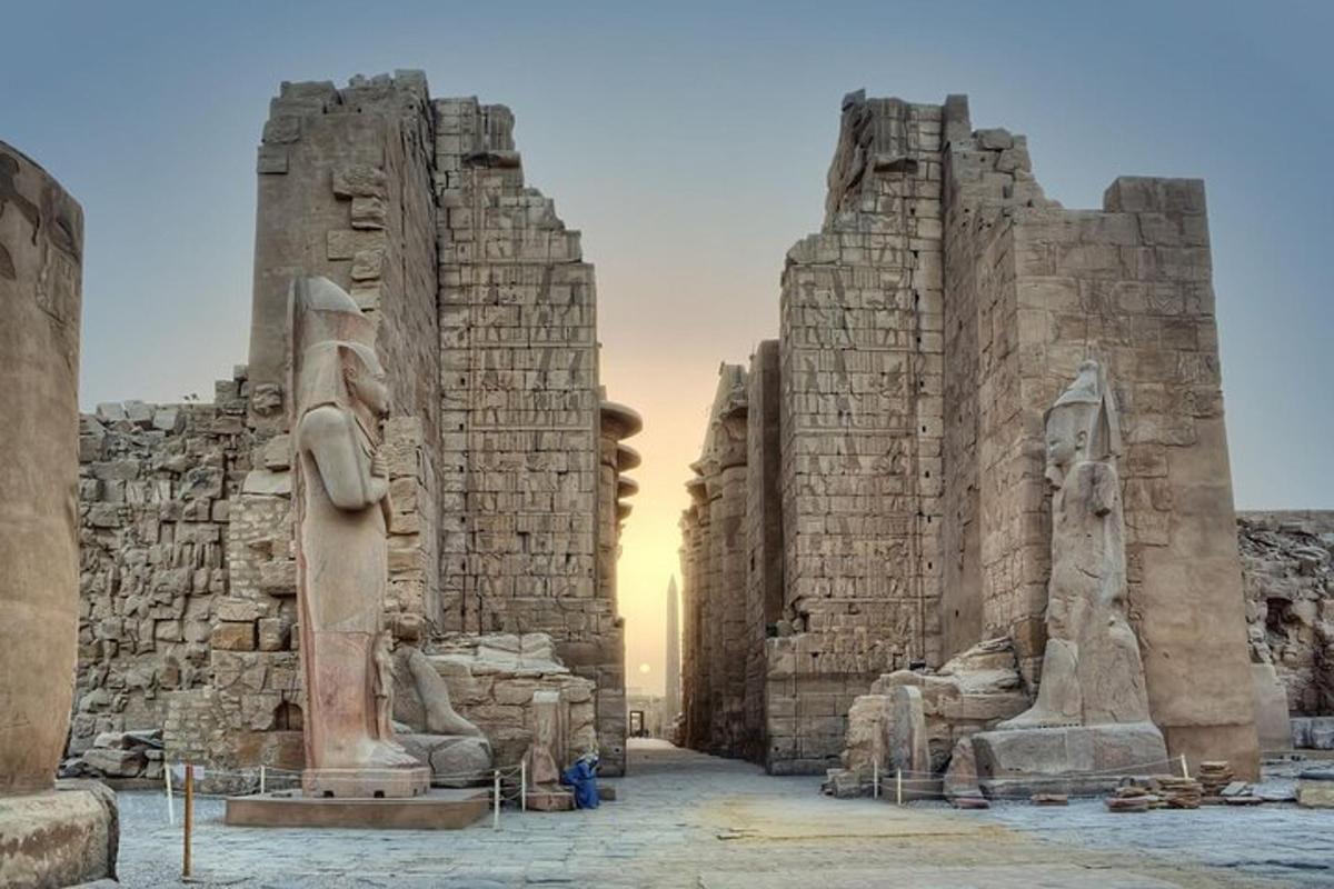 a view of the ruins of a temple