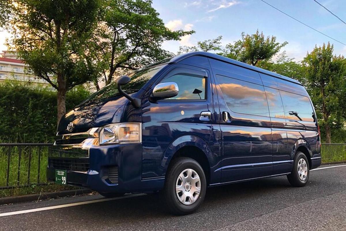 moder kombi parkiran ob strani ulice