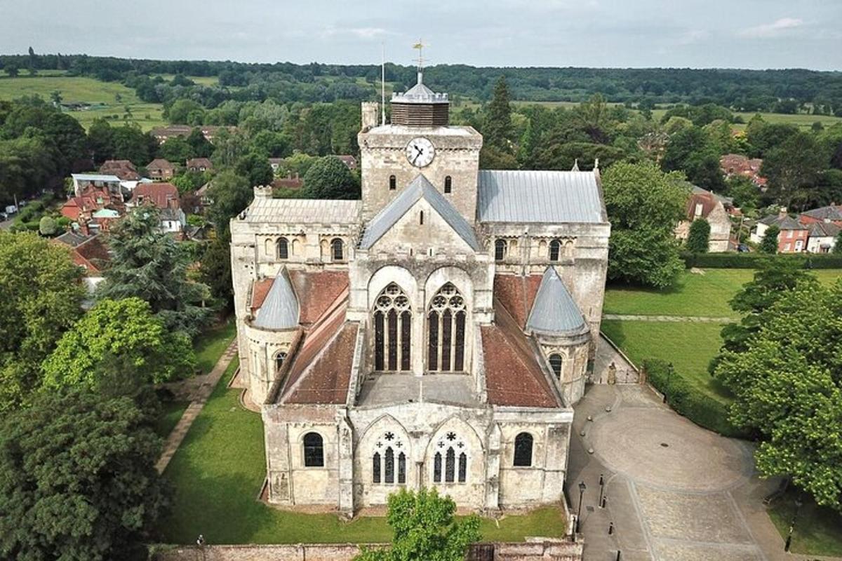 an old church with a clock tower on top of it