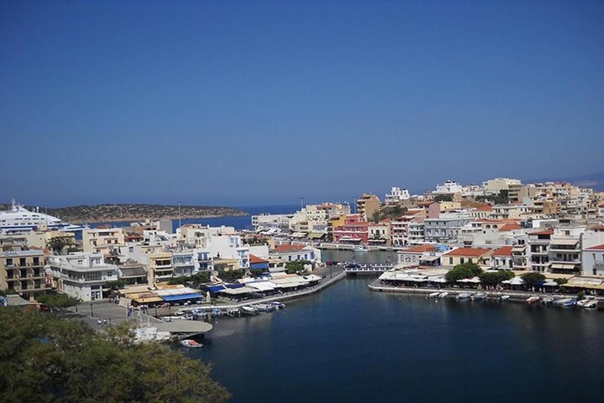 a city with a harbor with boats in the water