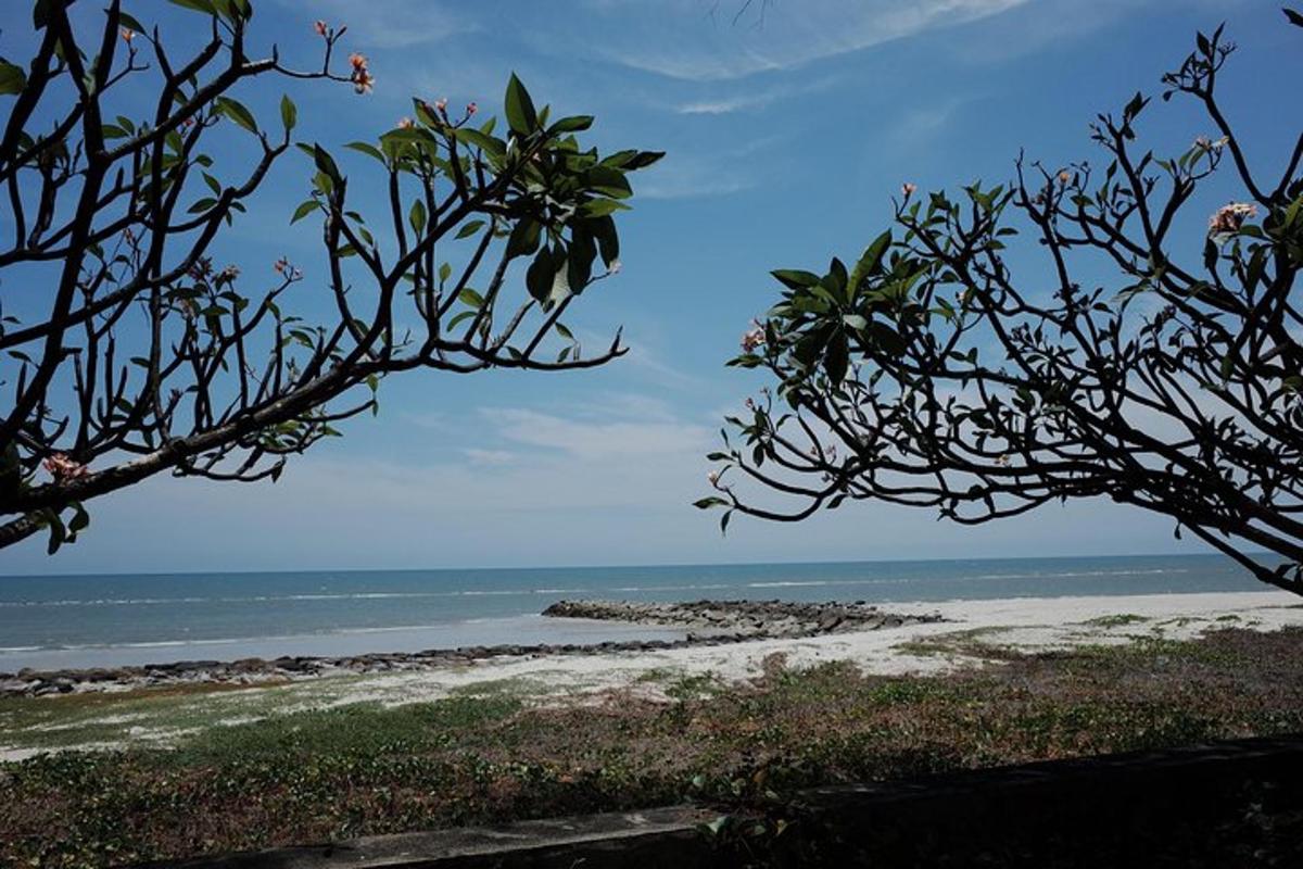 vaade rannale, mille taustal on ookean
