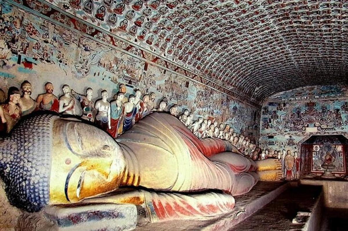 a painting of a large fish on a wall