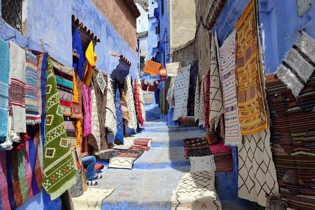 ulica v modrem mestu Chefchaouen